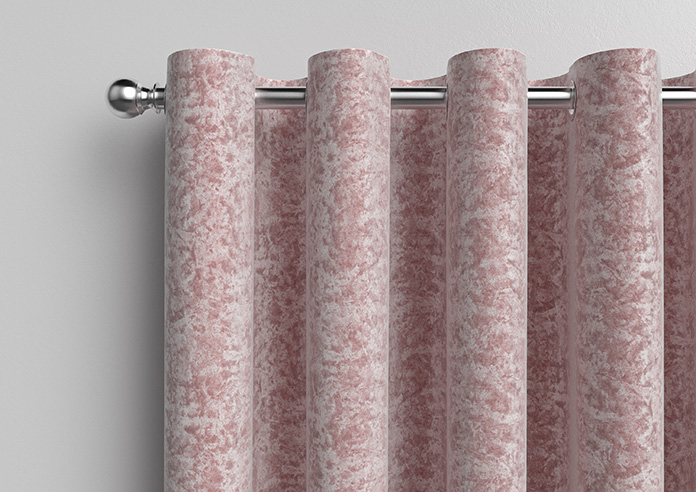 Cyrus Crushed Velvet, Rose - Made to Measure Curtains - Image 12